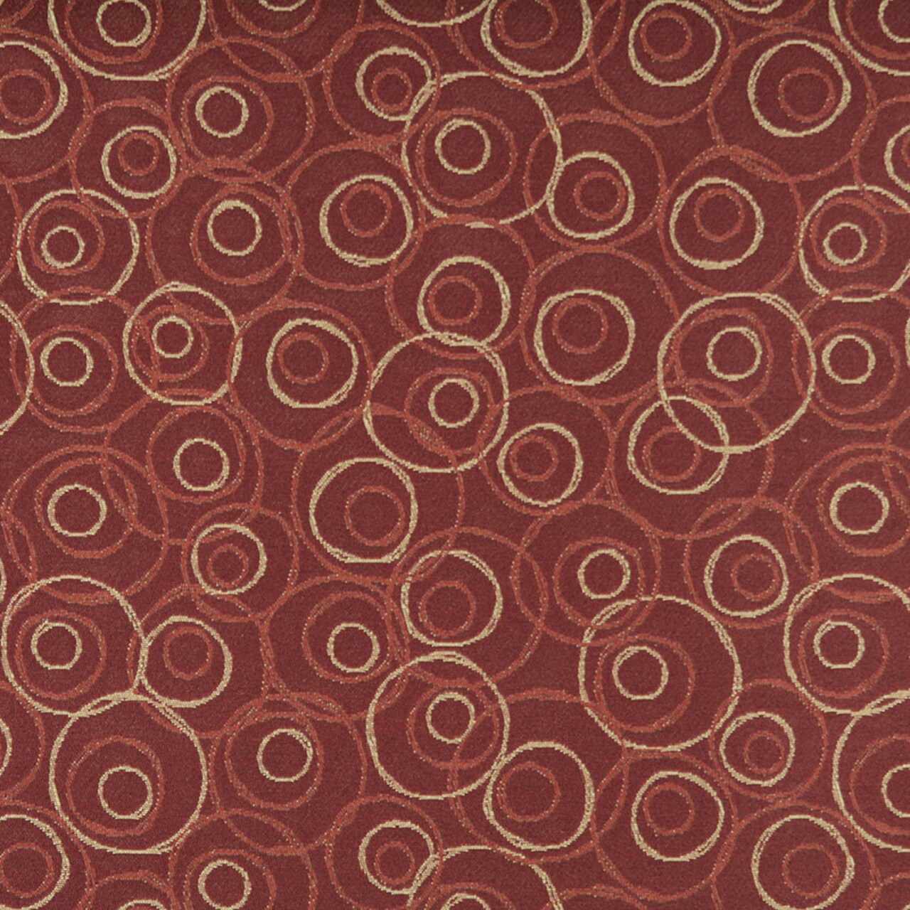 Mahogany - Red & Burgundy Abstract & Geometric Upholstery Fabric 54 Inches"